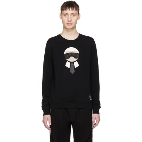 fendi karlito stitching on clothing on sleave|Sweatshirts .